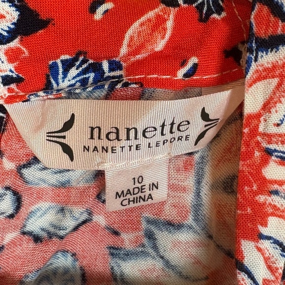 NWT Nanette Lepore Sleeveless Choker Sheath Sunflower Geometric Print Midi Dress - Picture 8 of 9